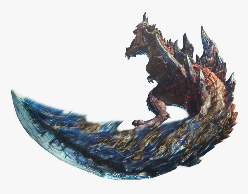 Mhwi-glavenus Render 001 - Monster Hunter World Iceborne Monsters, HD Png Download