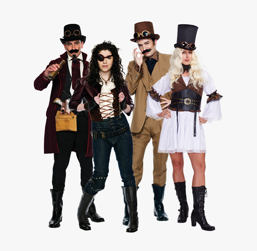 Steampunk Costume Collection - Halloween Costumes Transparent Background, HD Png Download