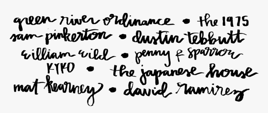 Boombox 2 Artists-01 - Handwriting, HD Png Download