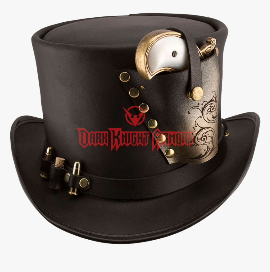 Steampunk Hat Png Picture - Leather, Transparent Png