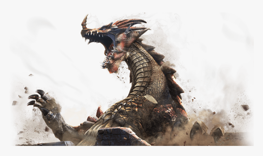 Monster Hunter World Png Background Image - Zorah Magdaros Lao Shan Lung, Transparent Png
