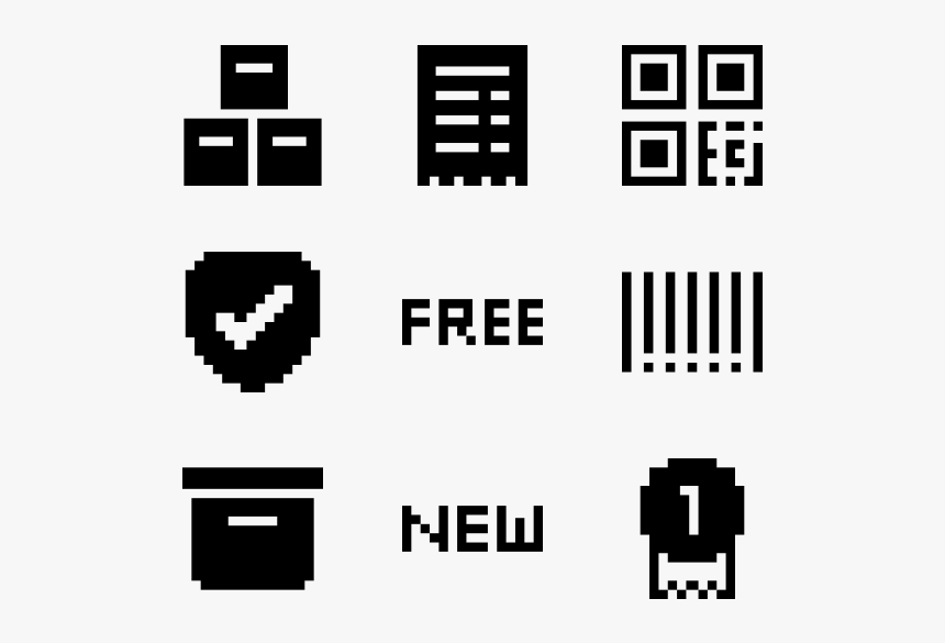 Essential Set - Pixel Art, HD Png Download