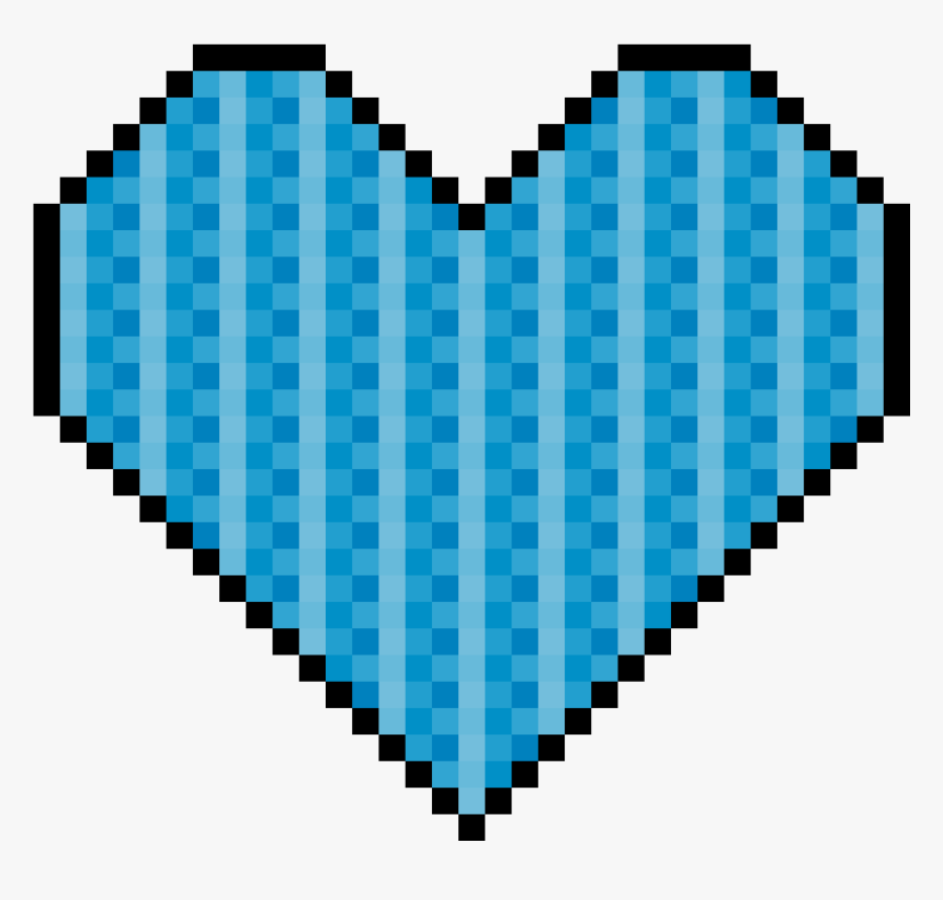 Minecraft Heart Pixel Clipart - Pixel Art Mandalas, HD Png Download