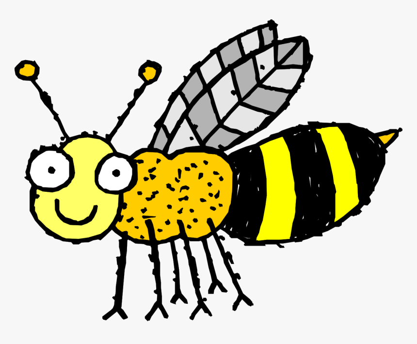 Bees Clipart Wasps - Trace The Letter B Worksheet, HD Png Download
