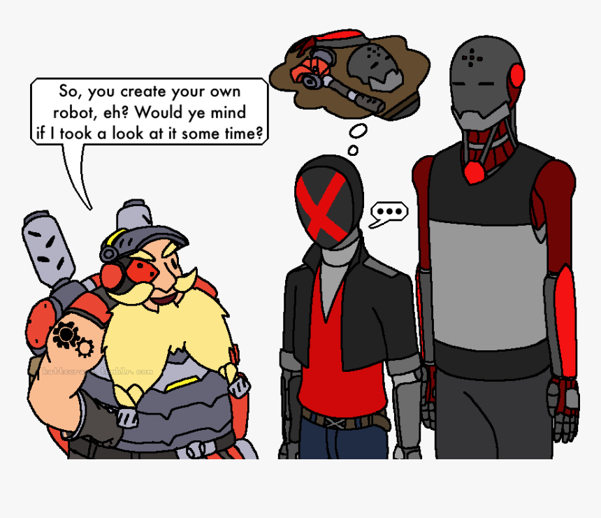 Overwatch Torbjörn Torbjorn Overwatch Oc Oc Silence - Cartoon, HD Png Download