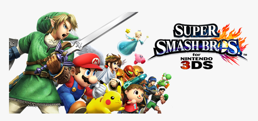 Smashbros3ds Cast - Super Smash Bros 3ds Png, Transparent Png