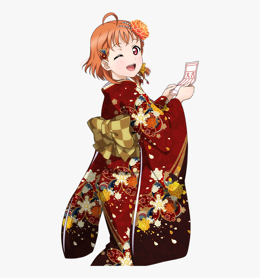 Love Live Sunshine Kimono Chicka Clipart , Png Download - Rin Y Chika Love Live, Transparent Png