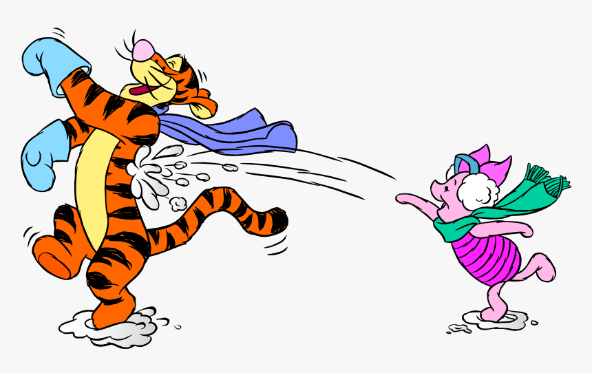 Tigger And Piglet With - Tigger And Piglet, HD Png Download