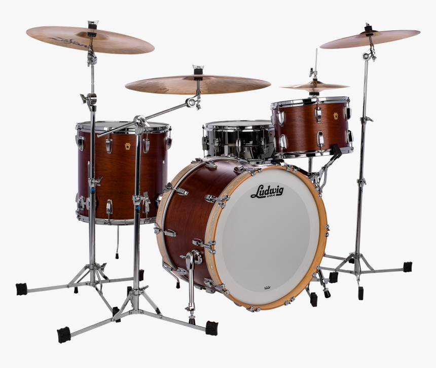 Llc54233lxmh Ludwig Legacymahogany Fab Vintagemahogany - Ludwig Legacy Mahogany Bass Drum, HD Png Download