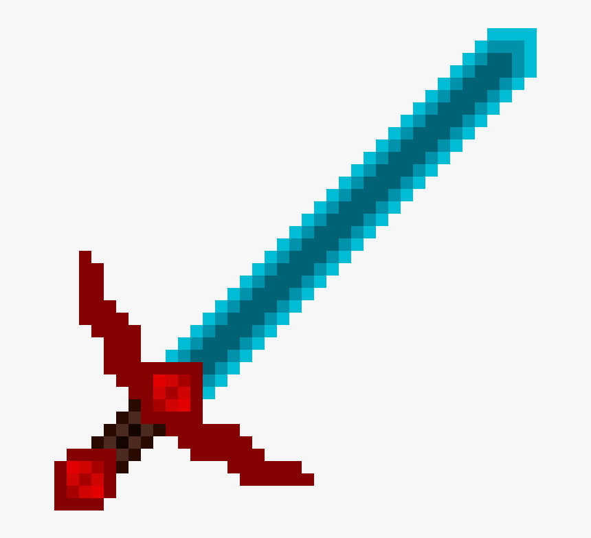 Transparent Diamond Sword Png - Kylo Ren Lightsaber Pixel, Png Download