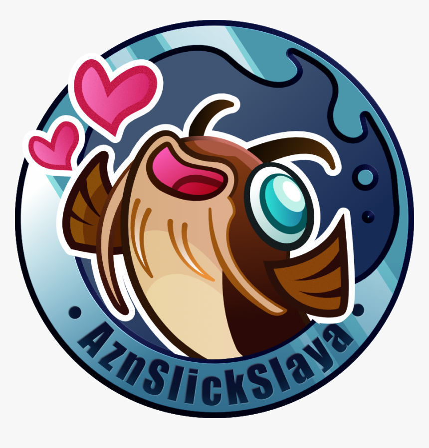 Aznslickslaya Blue Illustration - Illustration, HD Png Download