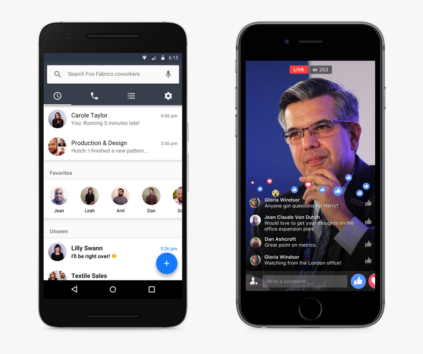 Workplace By Facebook Live Video, HD Png Download