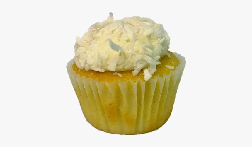 Snowball Coconut Cupcakes - Cupcake, HD Png Download