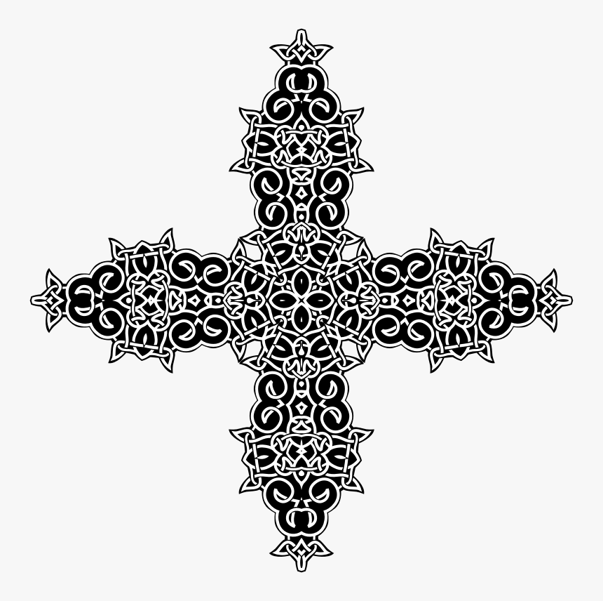 Celtic Knot Ornament Derivation Cross - Celts, HD Png Download