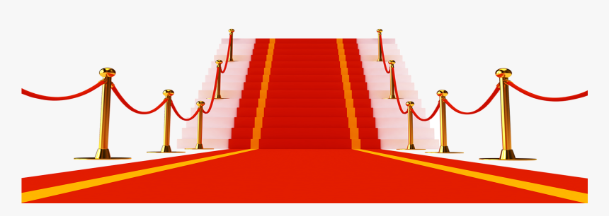 Clip Art Stairs Transprent - Transparent Background Red Carpet Stairs, HD Png Download