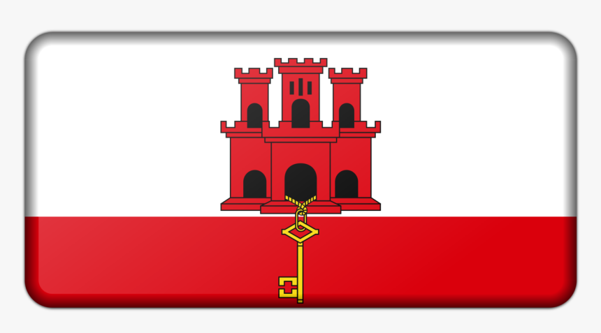 Castle,red Carpet,architecture - Gibraltar Flag Icon, HD Png Download