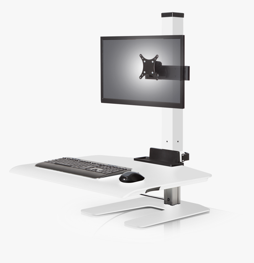 Sit Stand Winston Wnst 1 232 Front Right 1 - Desk, HD Png Download