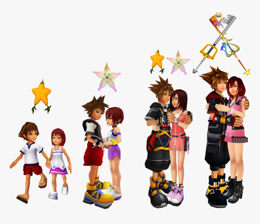 Transparent Sora Png - Sora And Kairi Kh2, Png Download