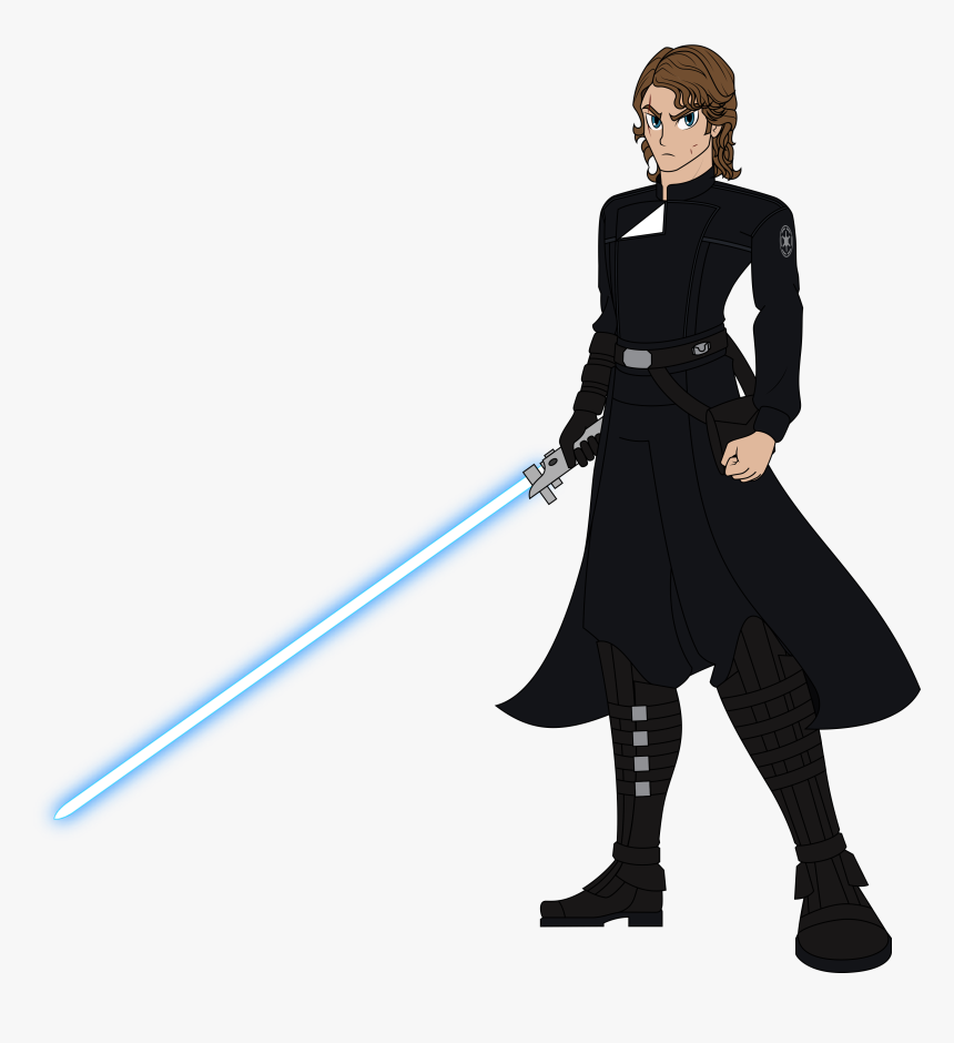 Luke Skywalker Costume Galactic Empire Art Jedi Council - Anakin Fanart Transparent, HD Png Download