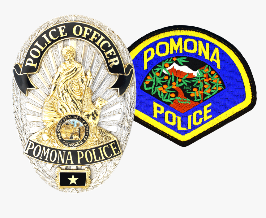 Combo Badge And Patch - Pomona Police, HD Png Download