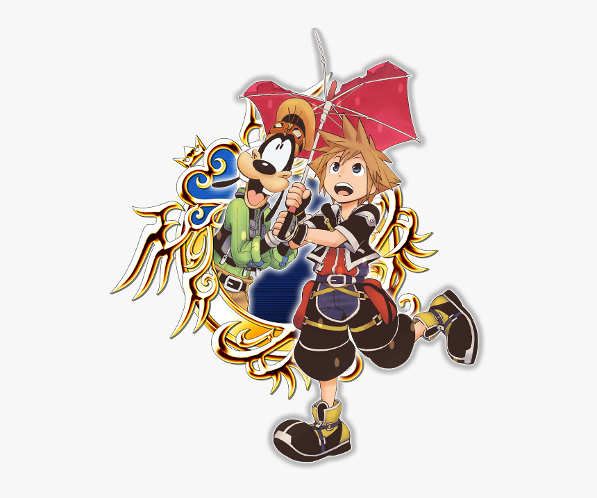 Toon Sora & Goofy - Khux Key Art 20, HD Png Download