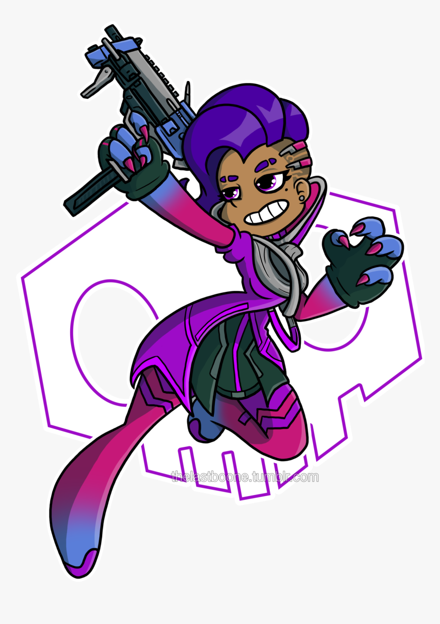 Sombra Clipart , Png Download - Overwatch Sombra Skull Transparent, Png Download