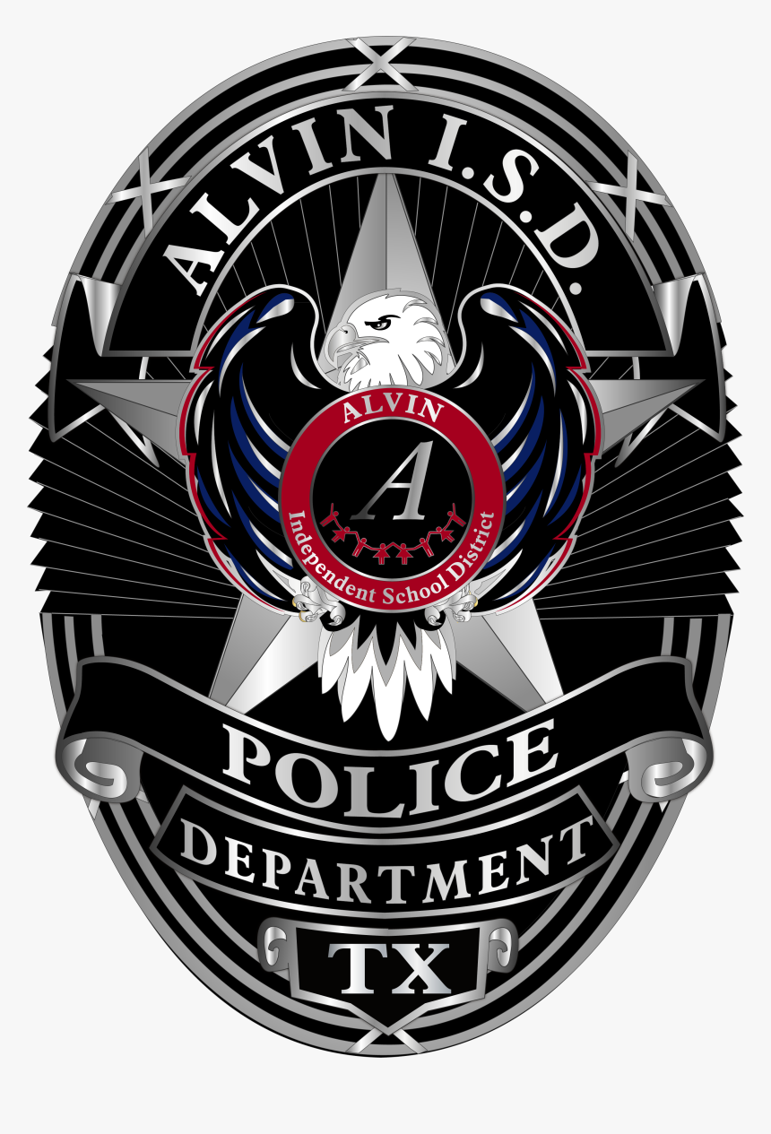 Alvin Isd Police Badge, HD Png Download