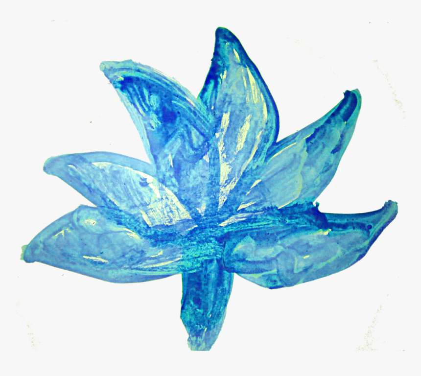 Watercolor Leaves Free Png - Gentiana, Transparent Png