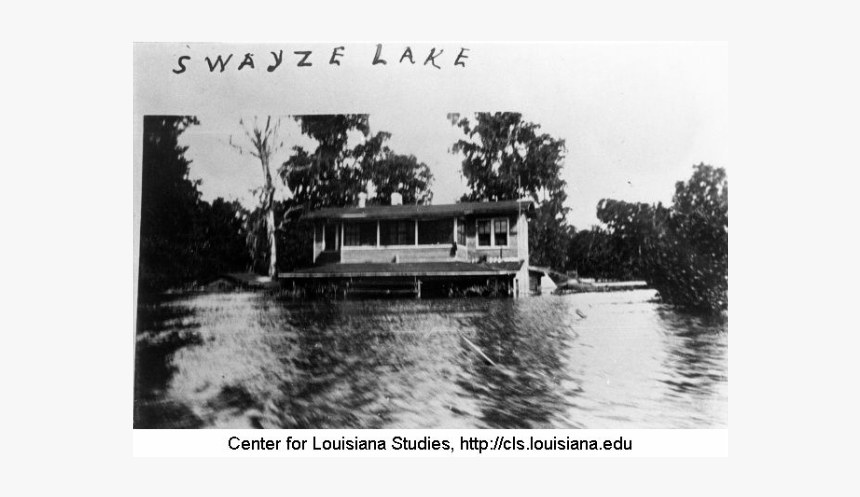 Swayze Lake Waters During The 1927 Flood - Swayze Lake, HD Png Download