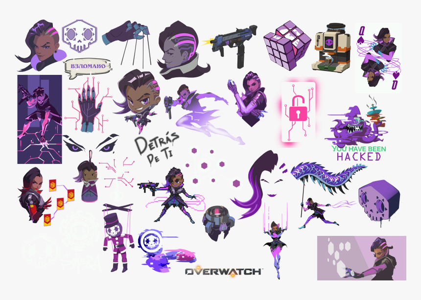 Overwatch D Va X Sombra, HD Png Download