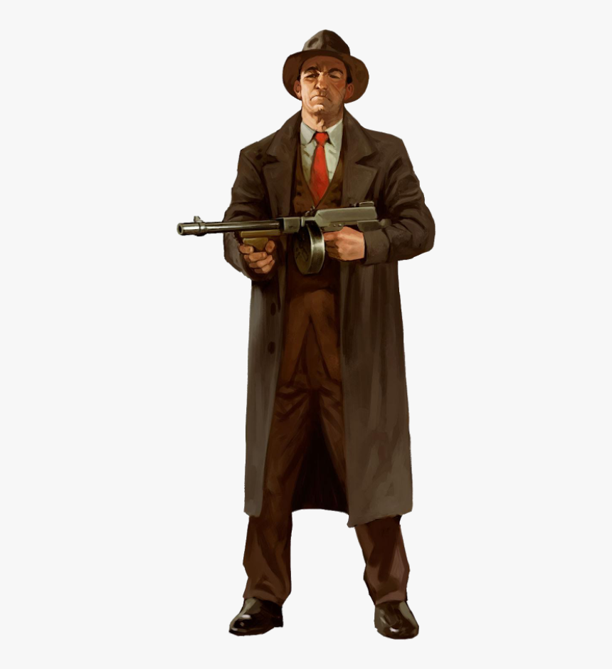 Transparent Gangster Png - Call Of Cthulhu Gangster, Png Download