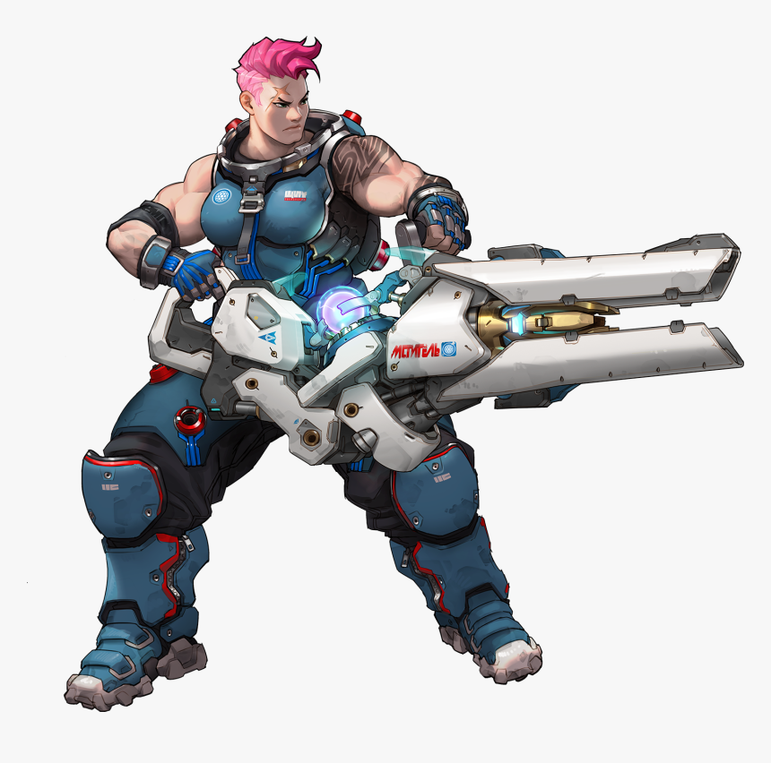 Zarya Overwatch Concept Art, HD Png Download