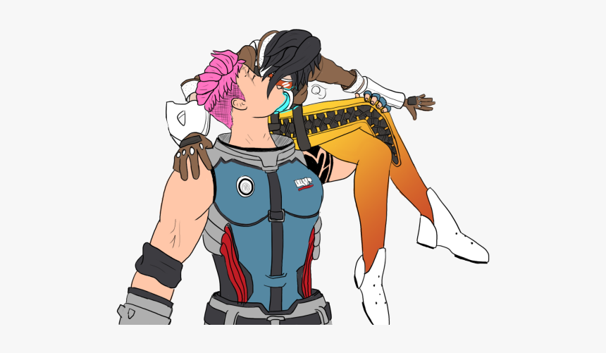 Overwatch Zarya X Tracer, HD Png Download