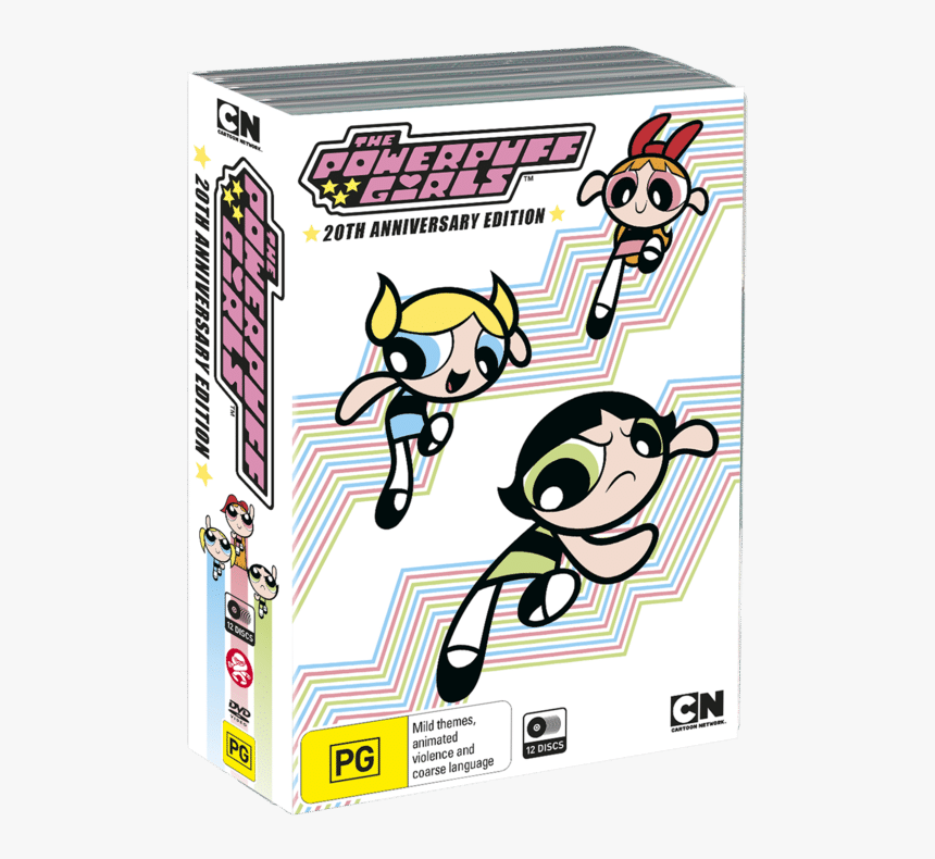 The Powerpuff Girls Classic 20th Anniversary Edition - Powerpuff Girls 20th Anniversary, HD Png Download