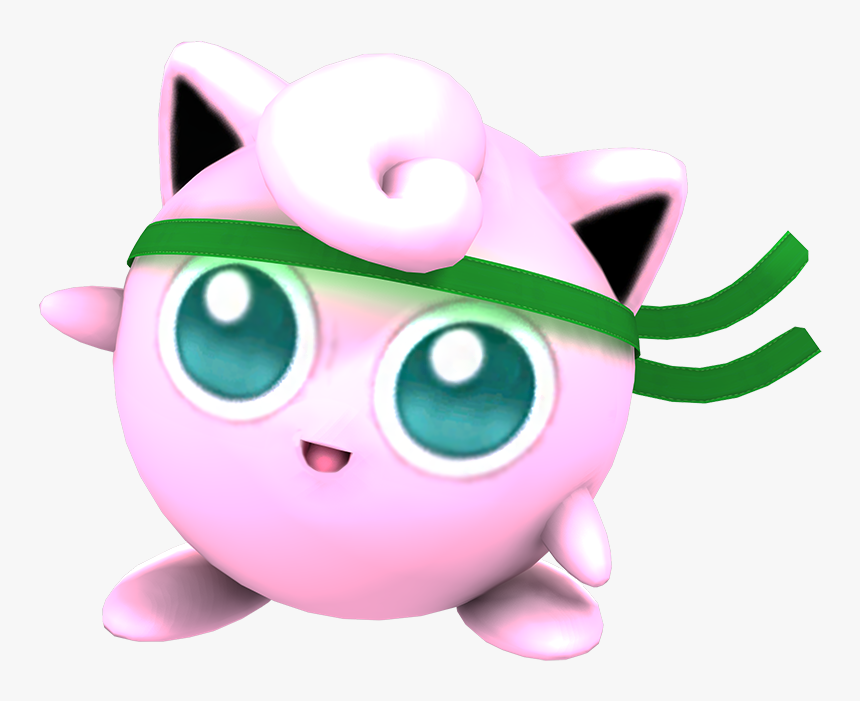 Either Way, Here S A Unofficial Hi-res Render From - Green Headband Jigglypuff Melee, HD Png Download