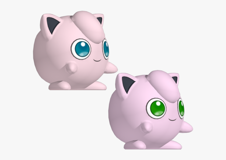 Jigglypuff 3d Model Free, HD Png Download