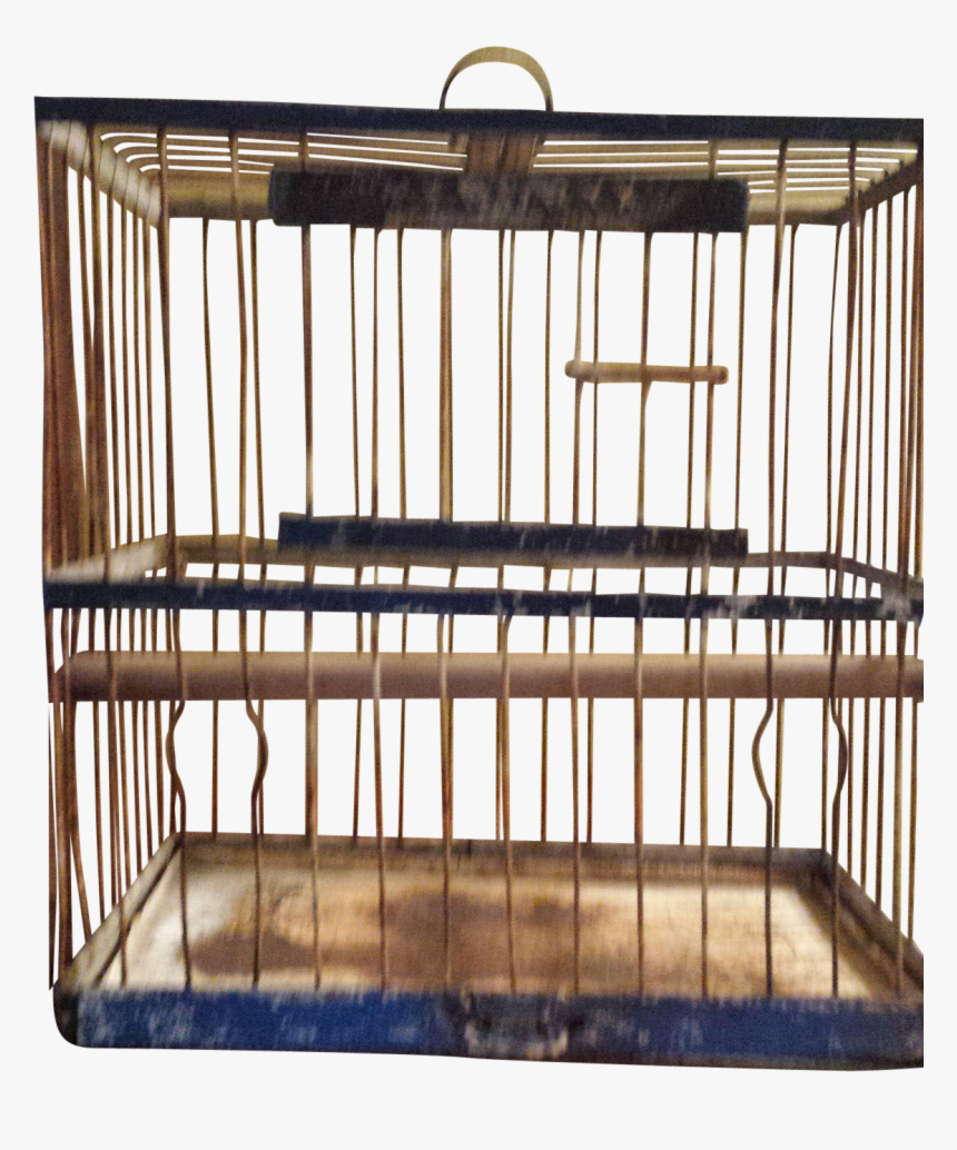 Antique 1880 Hendryx Blue Bird Cage - Cage, HD Png Download