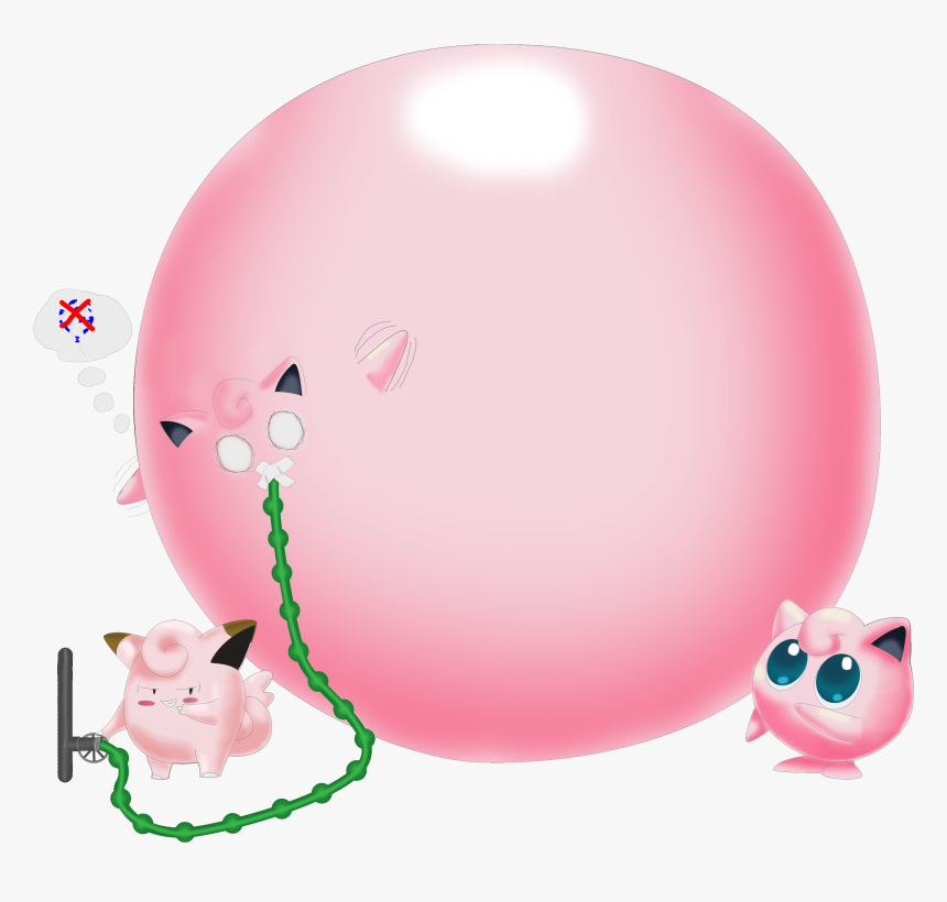 3 Years Ago - Jigglypuff Pump Infaltion, HD Png Download