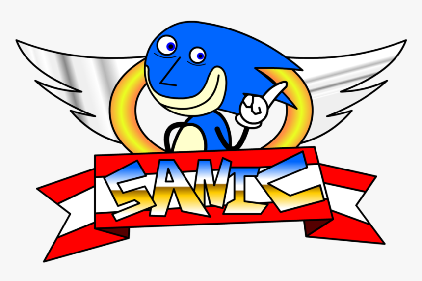 Roblox Hedgehog Clip Art - Sanic The Hedgehog Logo, HD Png Download