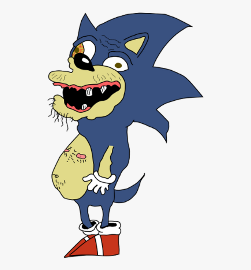 Sonic The Hedgehog Fictional Character Cartoon Clip - Hegehog Sanic, HD Png Download