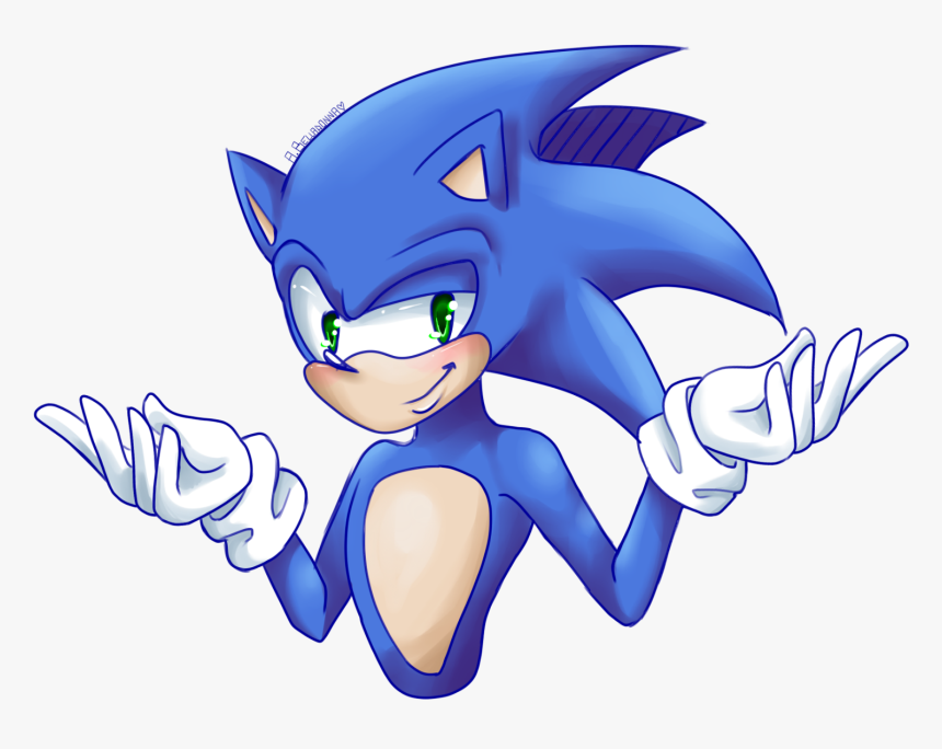 Sonic Practice - Cartoon, HD Png Download
