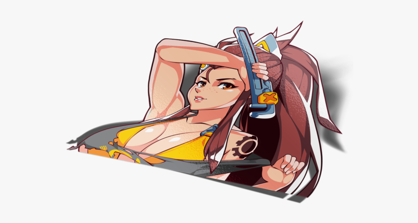 Summer Brigitte Peeker Sticker - Cartoon, HD Png Download