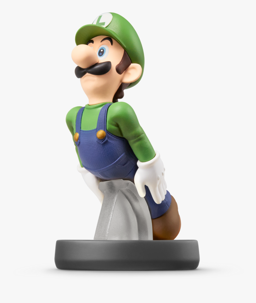Waluigi Amiibo Png - Super Smash Bros Luigi Amiibo, Transparent Png