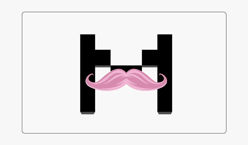 Markiplier M With Mustache, HD Png Download