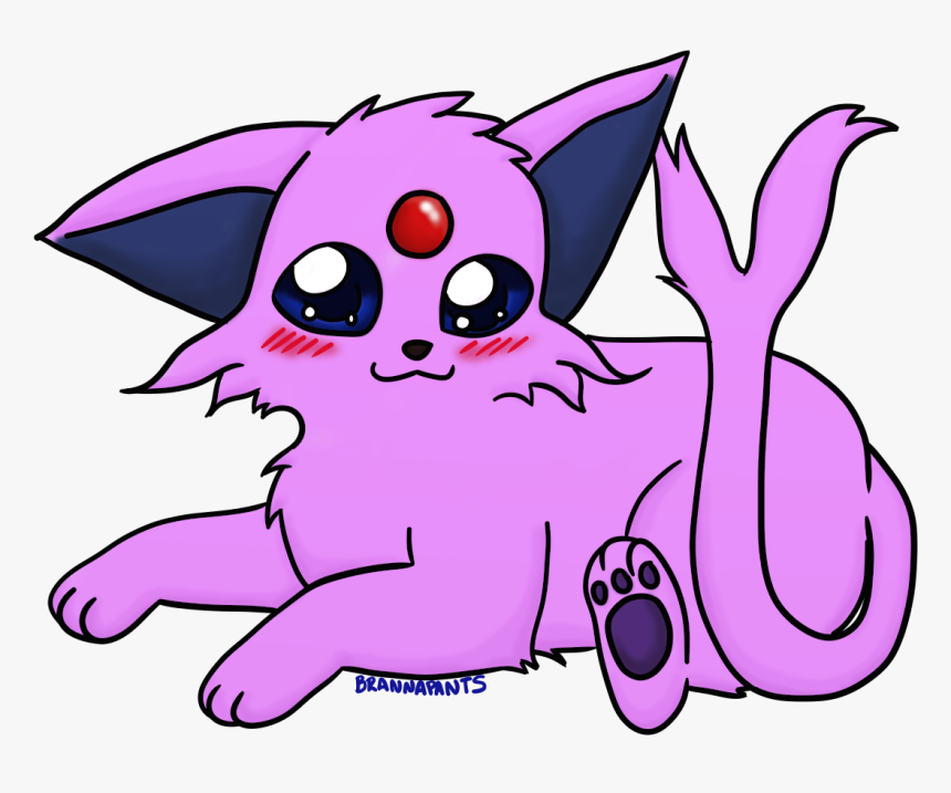 Fluffy Espeon For Mward I Love How The Eyes Turned, HD Png Download