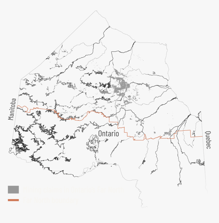 The Location Of The Ring Of Fire In Ontario’s Far North - Far North Land Cover Ontario, HD Png Download