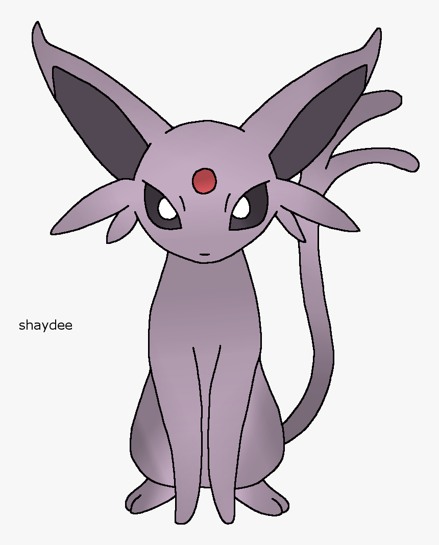 50 Pokemon Challenge Espeon By - Cartoon, HD Png Download