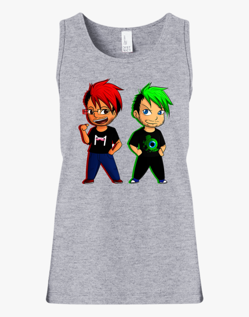 Markiplier And Jacksepticeye Girls - Mark And Jack Art, HD Png Download