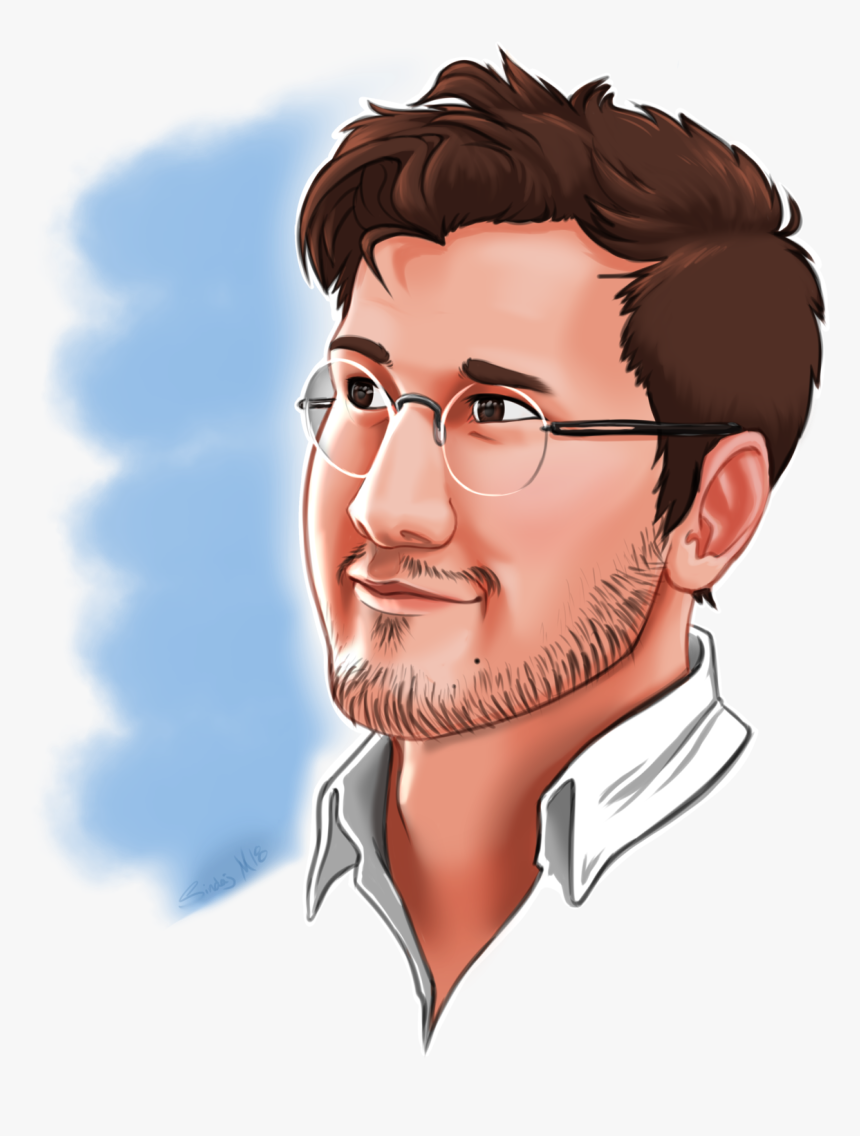 “when @markiplier Gets A New Pair Of Glasses That Are - Cartoon, HD Png Download