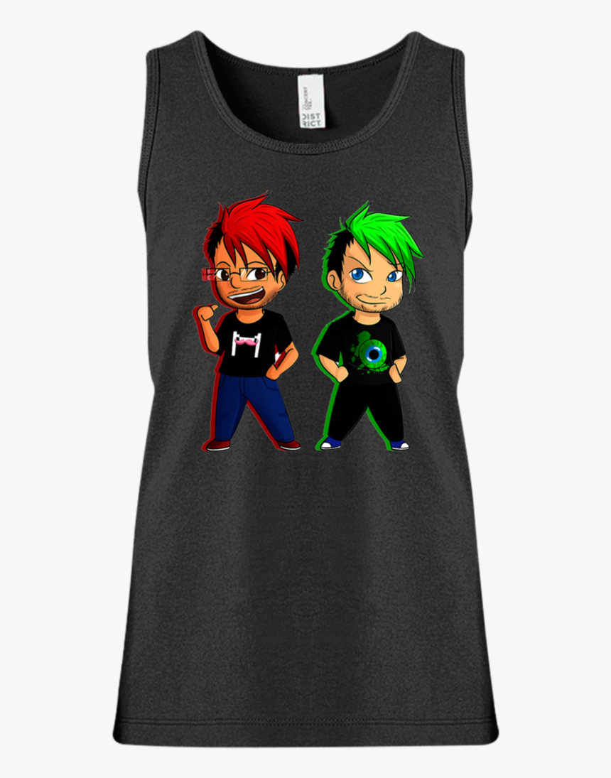 Markiplier And Jacksepticeye Girls - Jacksepticeye, HD Png Download